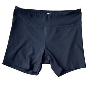 ENERGY ZONE Women’s Solid Black Athletic Activewear Bike Shorts Size M